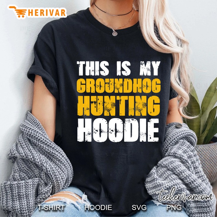 This Is My Groundhog Hunting Ladies Tee