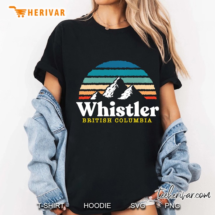 Whistler, British Columbia - Usa Ski Resort Ladies Tee