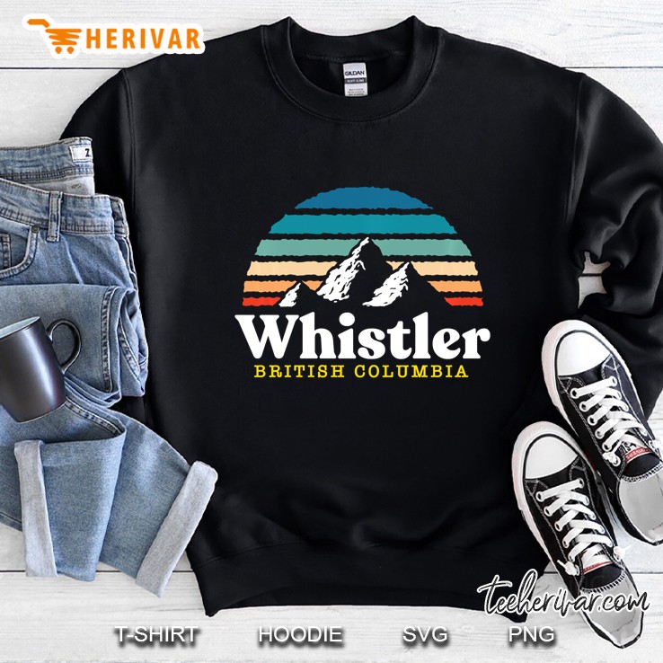 Whistler, British Columbia - Usa Ski Resort Sweatshirt