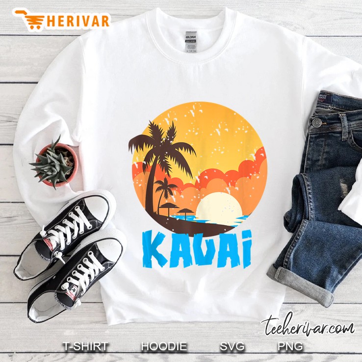 Kauai Art Vintage Stylish Island Of Kauai Art Gift Sweatshirt