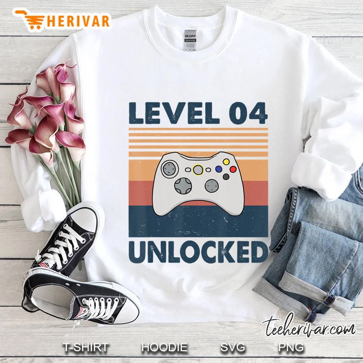 Level 4 Unlocked - Vintage 2016 4Th Birthday Gift Mugs