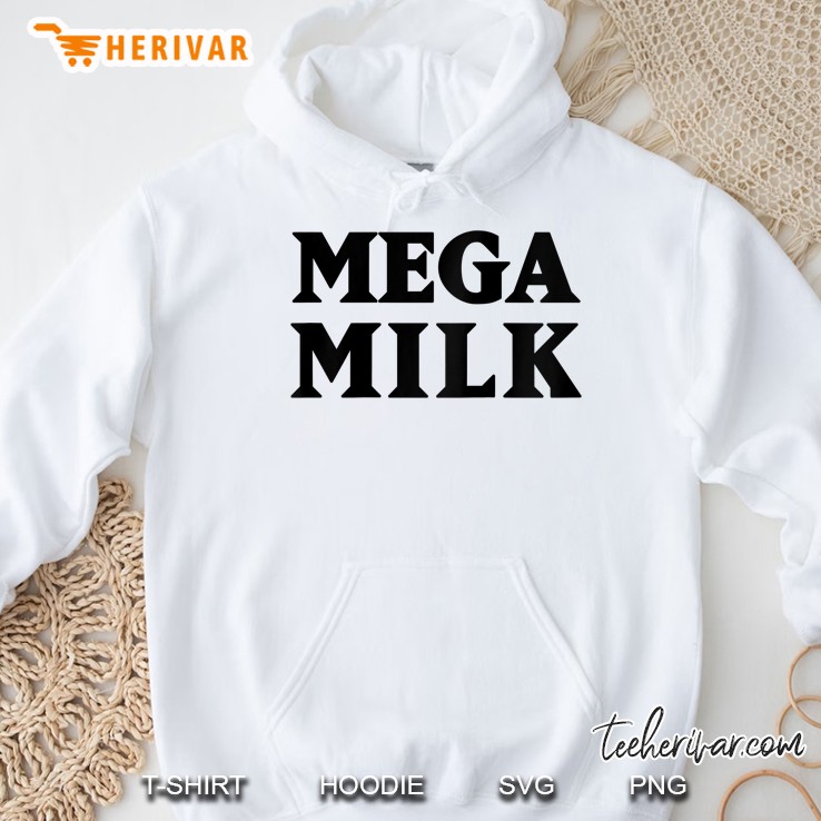 Womens Titty Monster - Mega Milk - Big Boobs Raglan Baseball Tee Hoodie