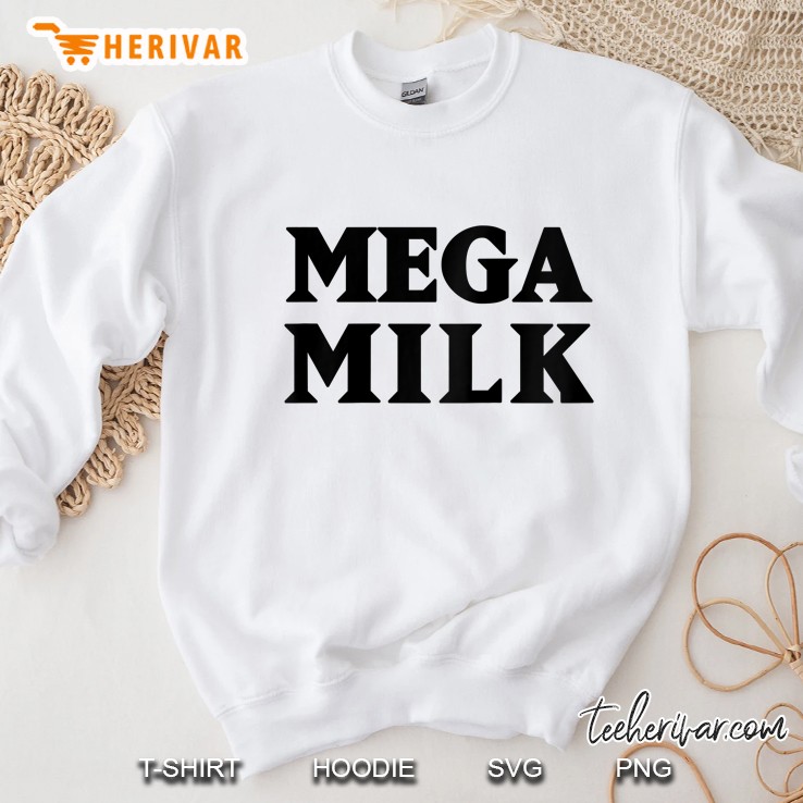Womens Titty Monster - Mega Milk - Big Boobs Raglan Baseball Tee Sweatshirt