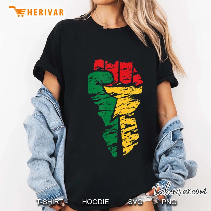 African Pride Black Power Fis, Bhm Shirt Ladies Tee