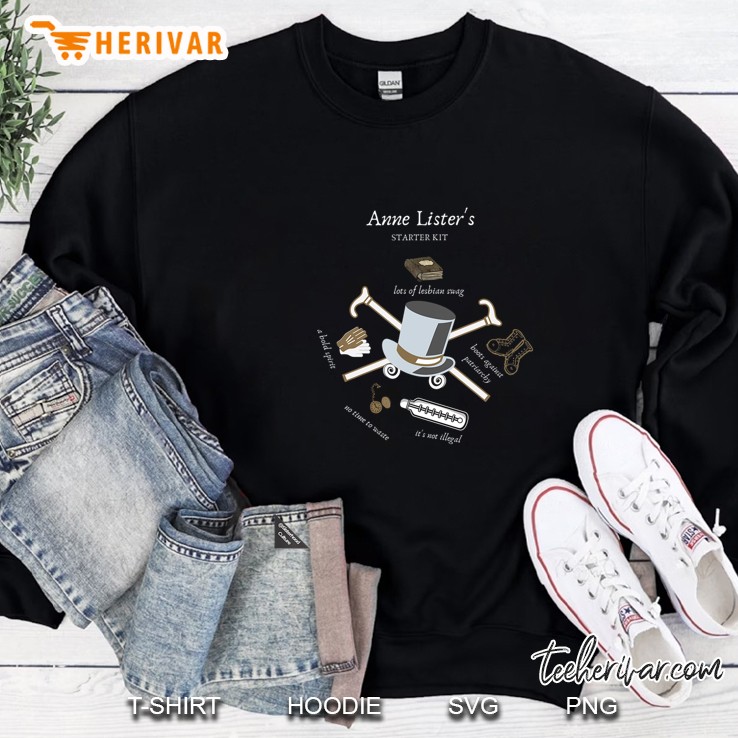 Anne Lister Starter Kit Thermometer Lesbian Diaries Sweatshirt