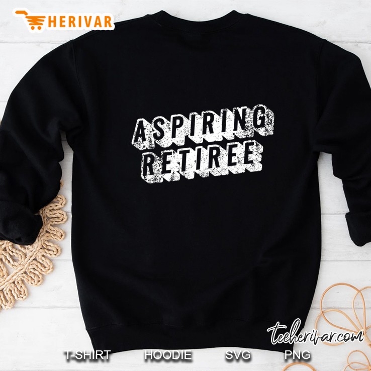 Aspiring Retiree Retro Graphics 70S Shirt Sweatshirt