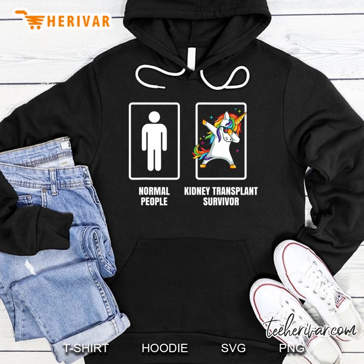 Dabbing Unicorn Kidney Transplant Survivor Organ Recipient Hoodie