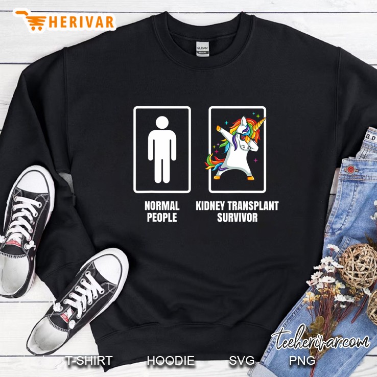 Dabbing Unicorn Kidney Transplant Survivor Organ Recipient Sweatshirt