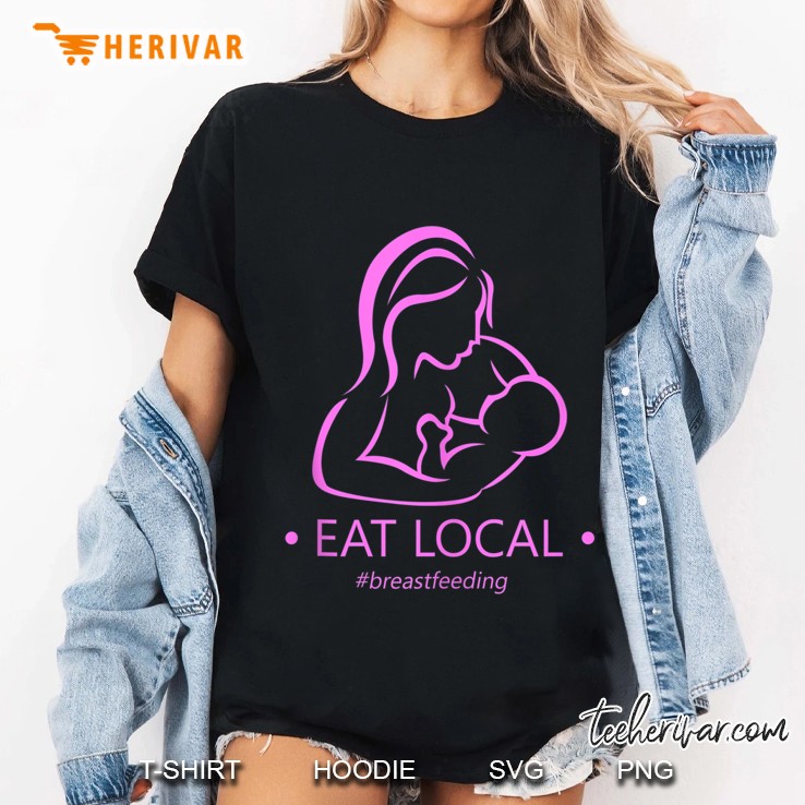 Eat Local Breastfeeding Tank Top Hoodie