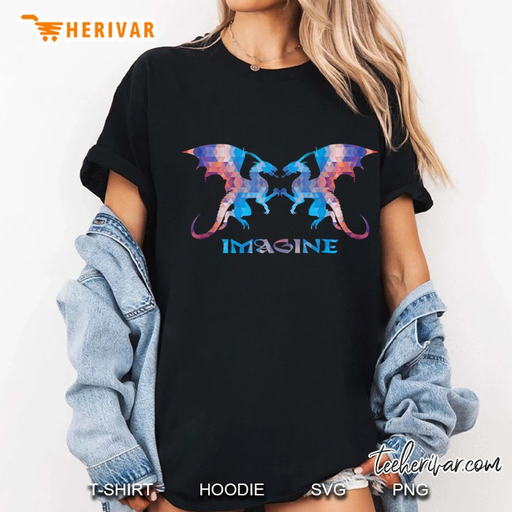 Fractal Fantasy Dragons - Imagine Tank Top Hoodie