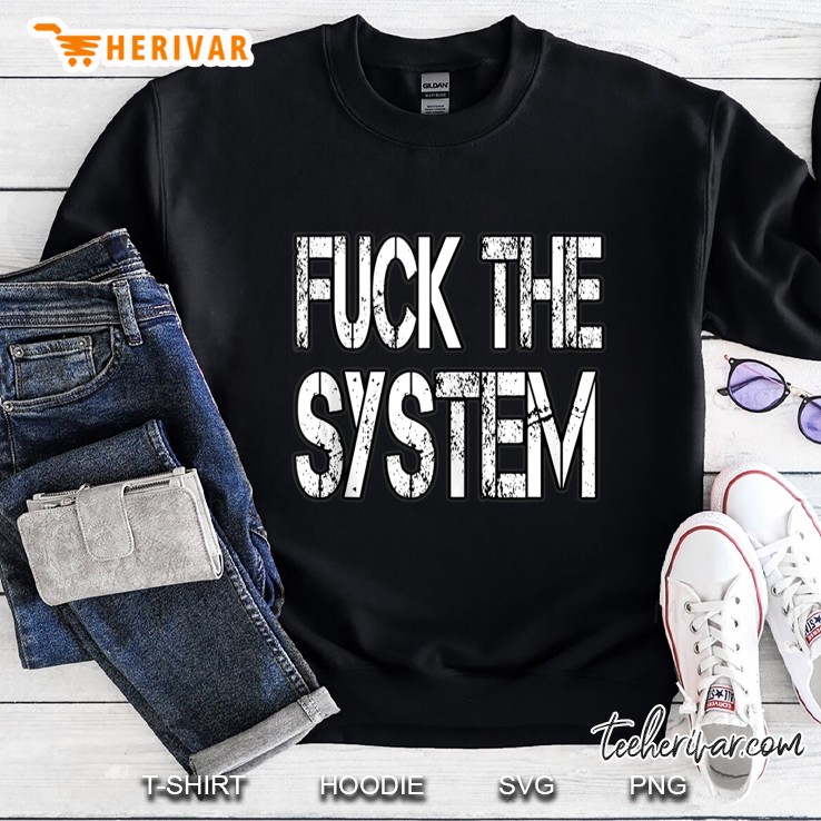 Fuck The System Tank Top Mugs