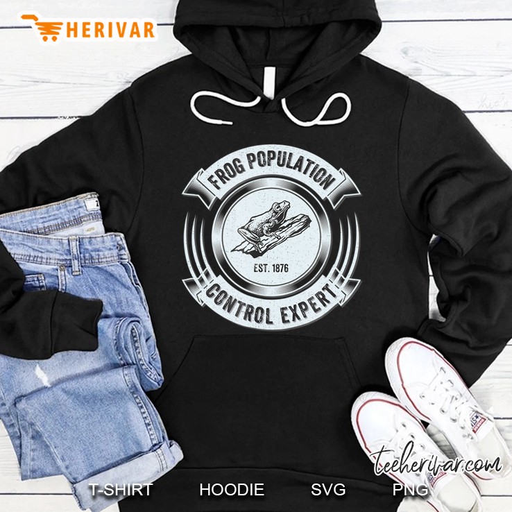 Funny Frog Hunting Hunter - Sarcastic Bull Gift Hoodie