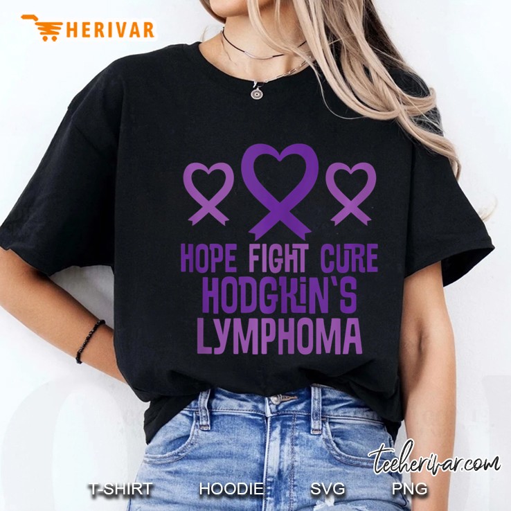 Hodgkins Lymphoma Awareness Month Ribbon Hoodie