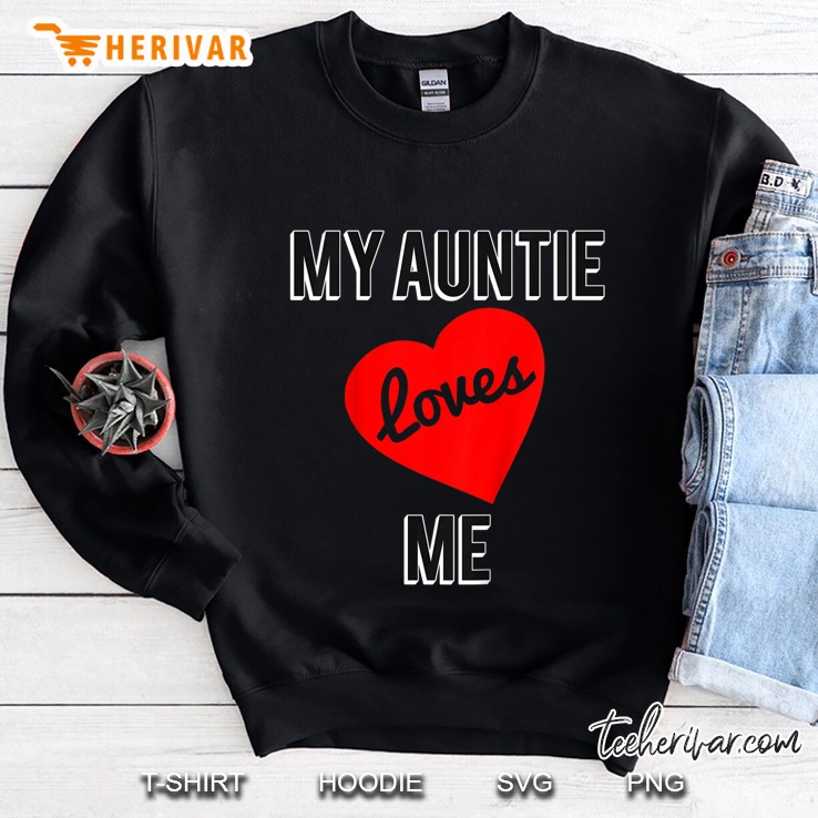 Kids My Auntie Loves Me Sweatshirt