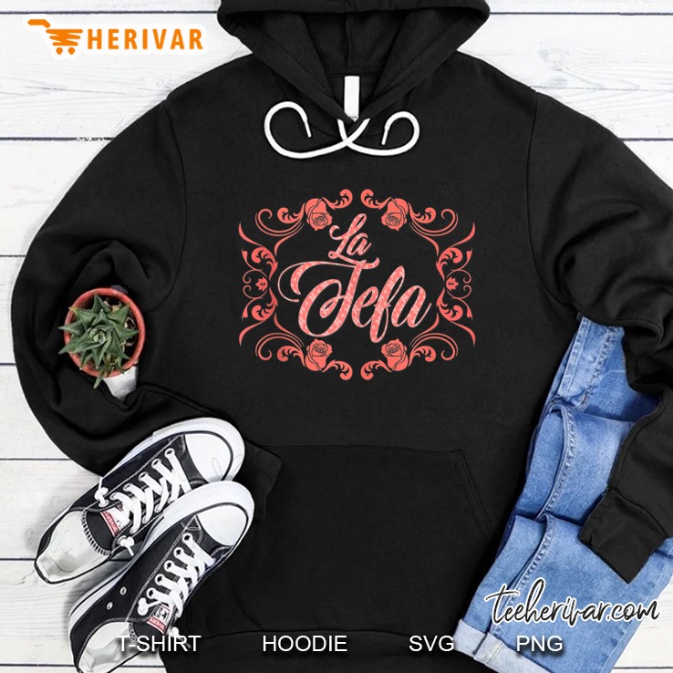 La Jefa Latina Fashion Chola Style Chicano Clothing Tank Top Hoodie