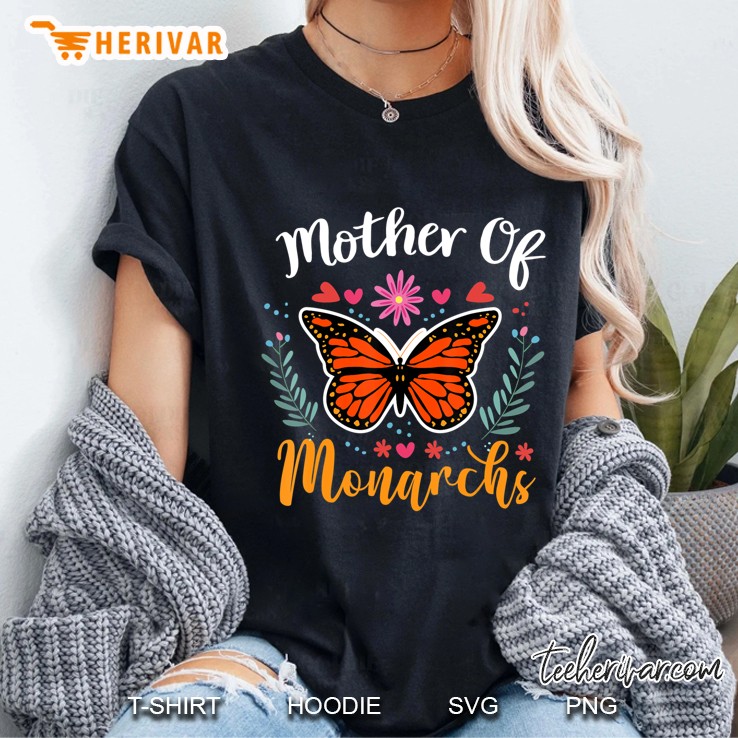 Mother Of Monarchs - Mother's Day Monarch Butterfly Gift Hoodie