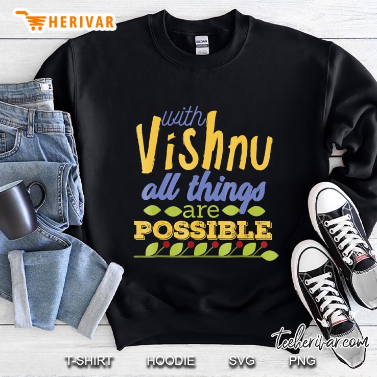 Religious Vishnu Apparel Hindu God Hinduism Sweatshirt