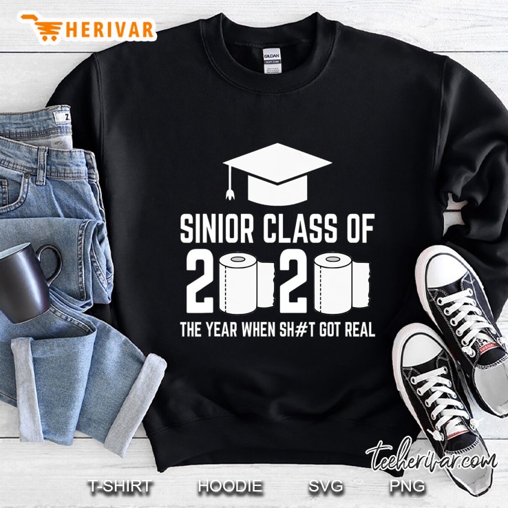 Sinior Class Of 2020 The Year When Shit Got Real Graduating Mugs