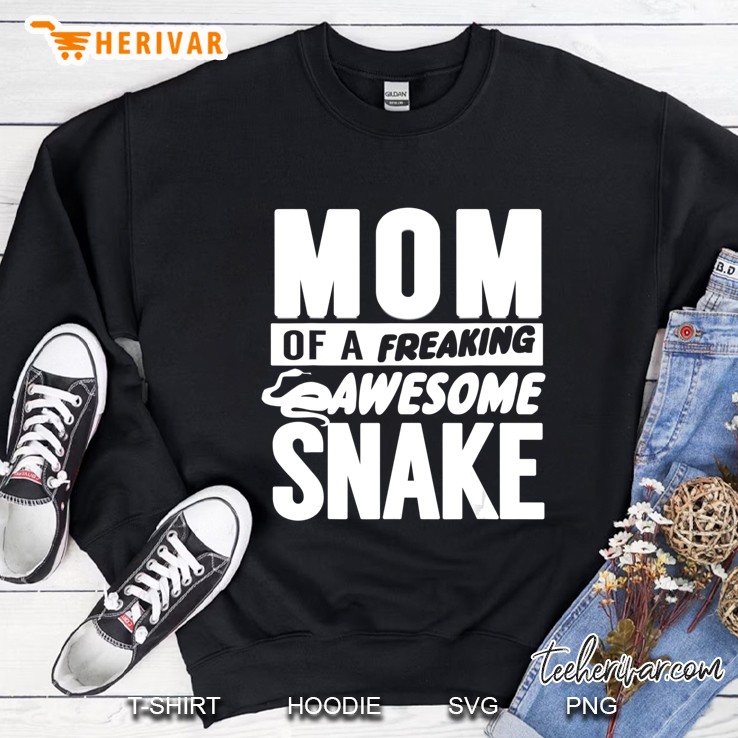 Snake Lover Funny Gift - Mom Of A Freaking Awesome Snake Mugs