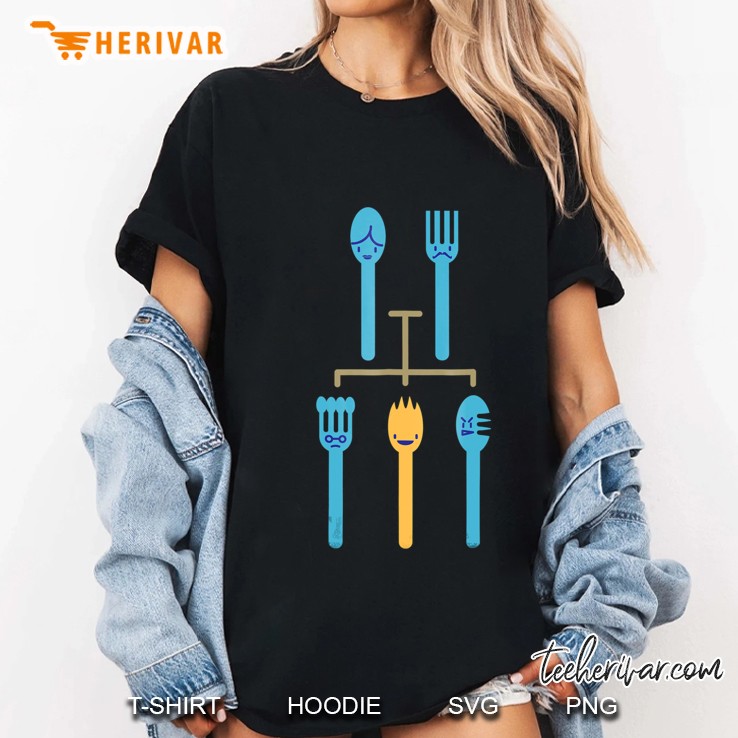 Spork ; Family Tree Tshirt; Funny Genealogy Ladies Tee