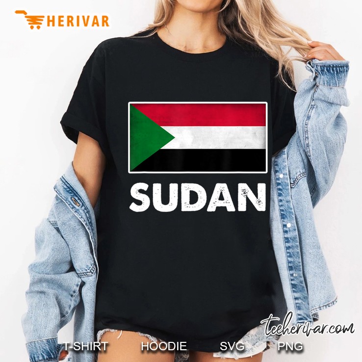Sudan Shirt Sudanese Flag Ladies Tee