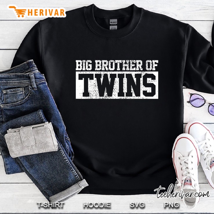 Twins Big Brother Tshirt Twin Babies Gift Tee Mugs