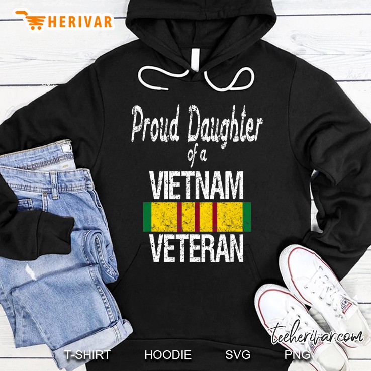 Us Military Family - Proud Daughter Of A Vietnam Veteran Mugs