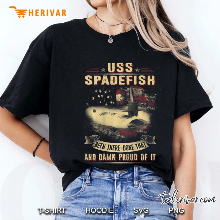 Uss Spadefish (Ssn-668) Ladies Tee
