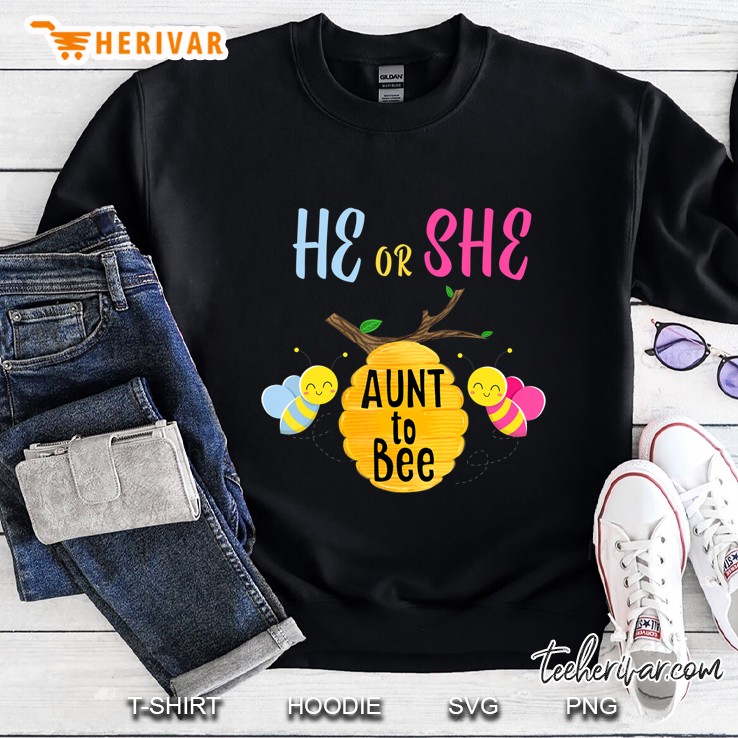 Who Will It Bee He Or She Aunt To Bee Shirt Gender Reveal Mugs