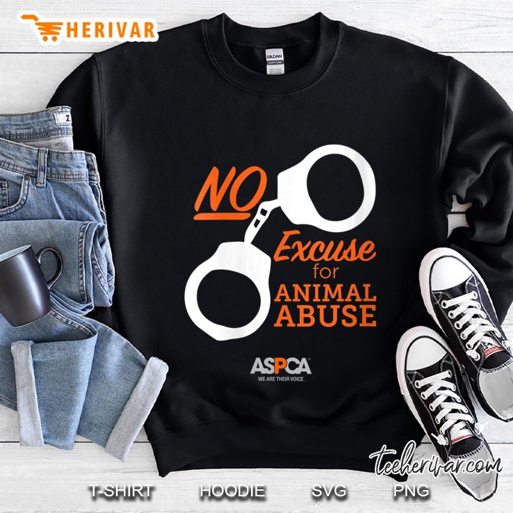 Womens Aspca No Excuse For Animal Abuse Sweatshirt
