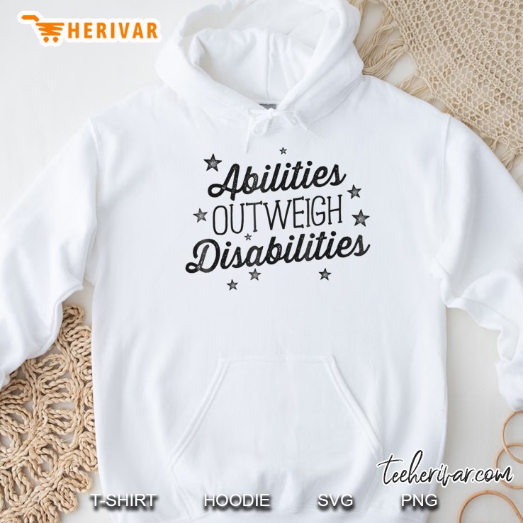 Abilities Outweigh Disabilities Speech Therapy Slp Hoodie