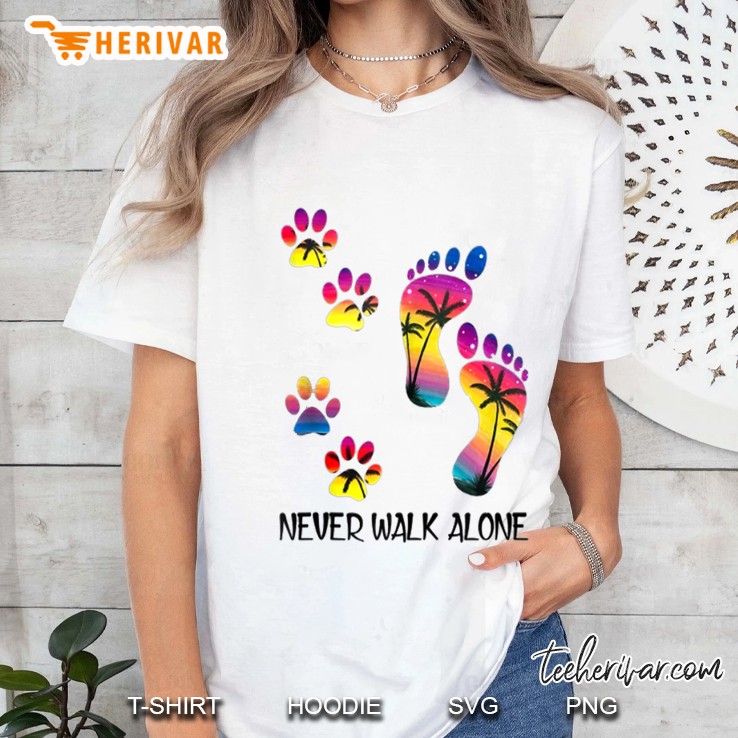 Dog Never Walk Alone - Hawaii Beach Ladies Tee