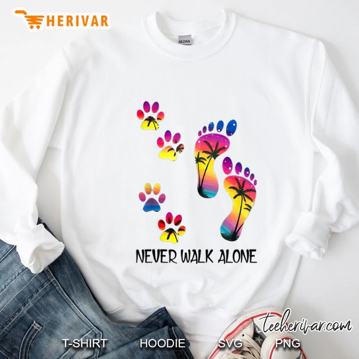 Dog Never Walk Alone - Hawaii Beach Sweatshirt