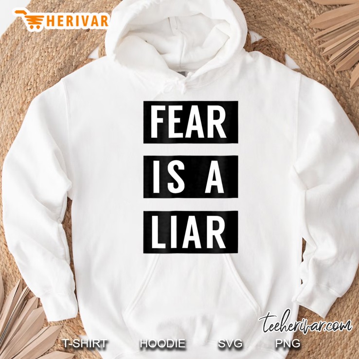 Fear Is A Liar Faith Based Christian Apparel Inspire Mugs