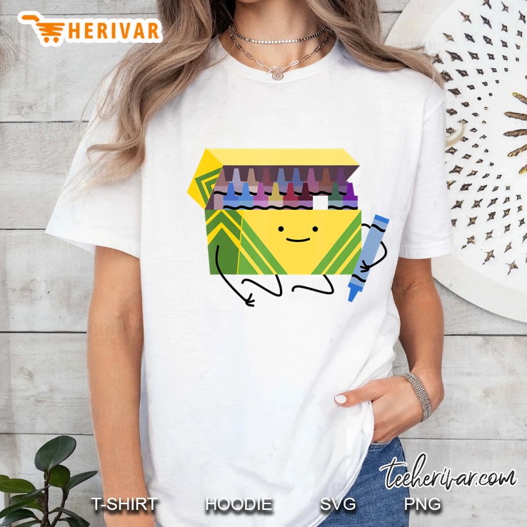 Funny Good Boys Crayon Box Smile Teacher Ladies Tee