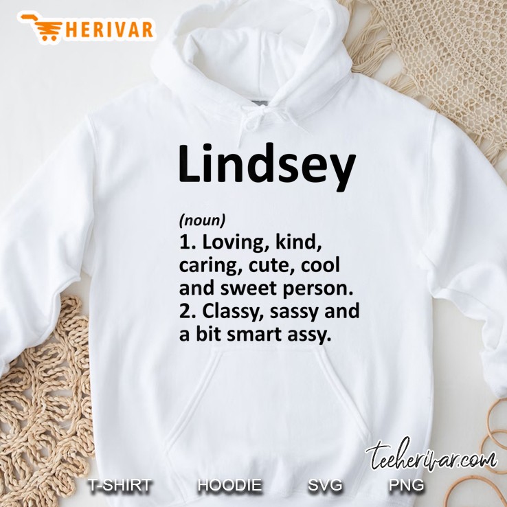 Lindsey Definition Personalized Funny Birthday Gift Idea Hoodie