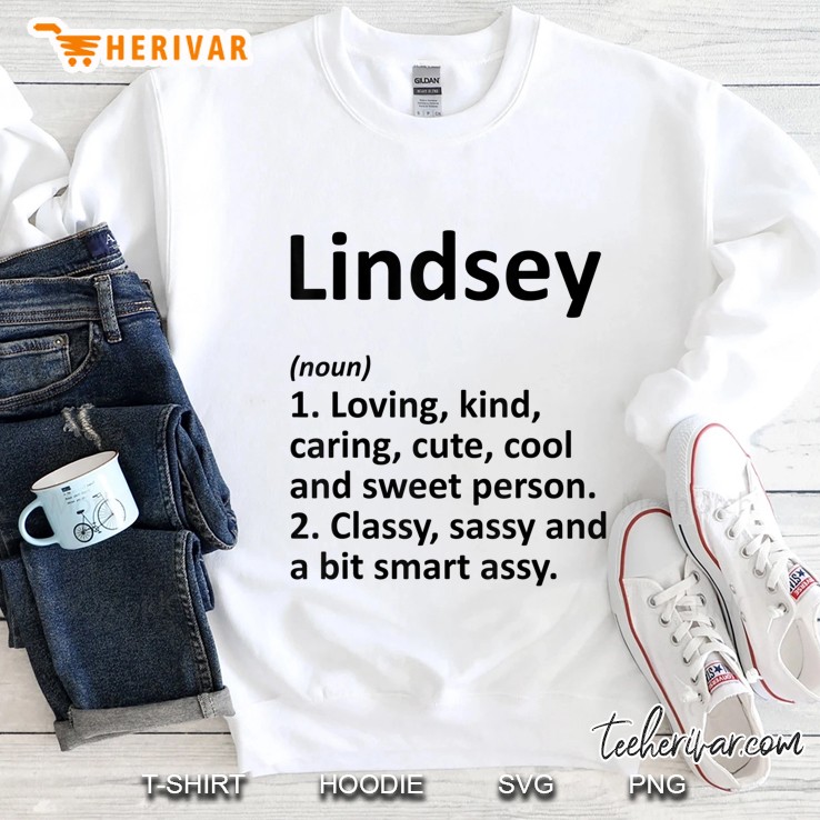 Lindsey Definition Personalized Funny Birthday Gift Idea Sweatshirt
