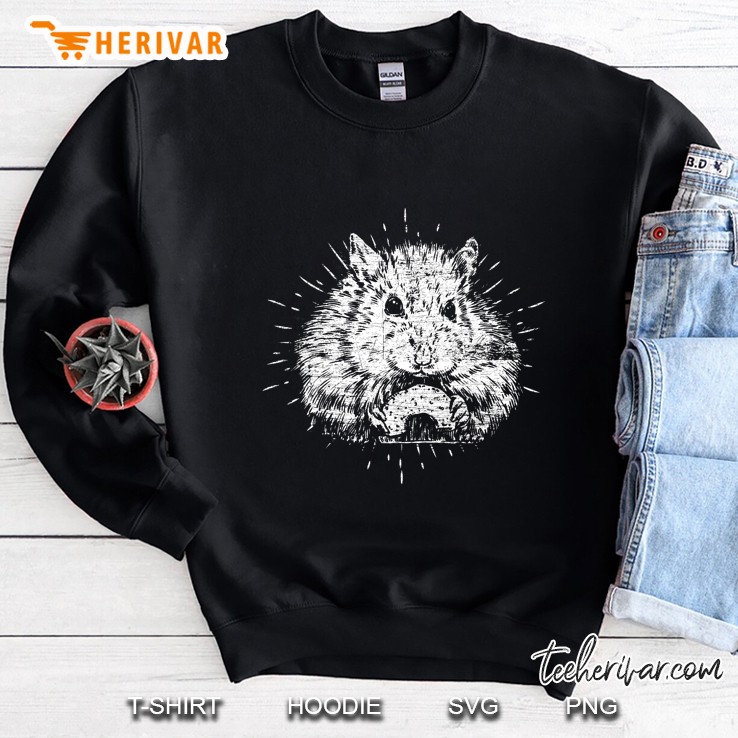 Animal Gift Idea Pet Cute Hamster Sweatshirt