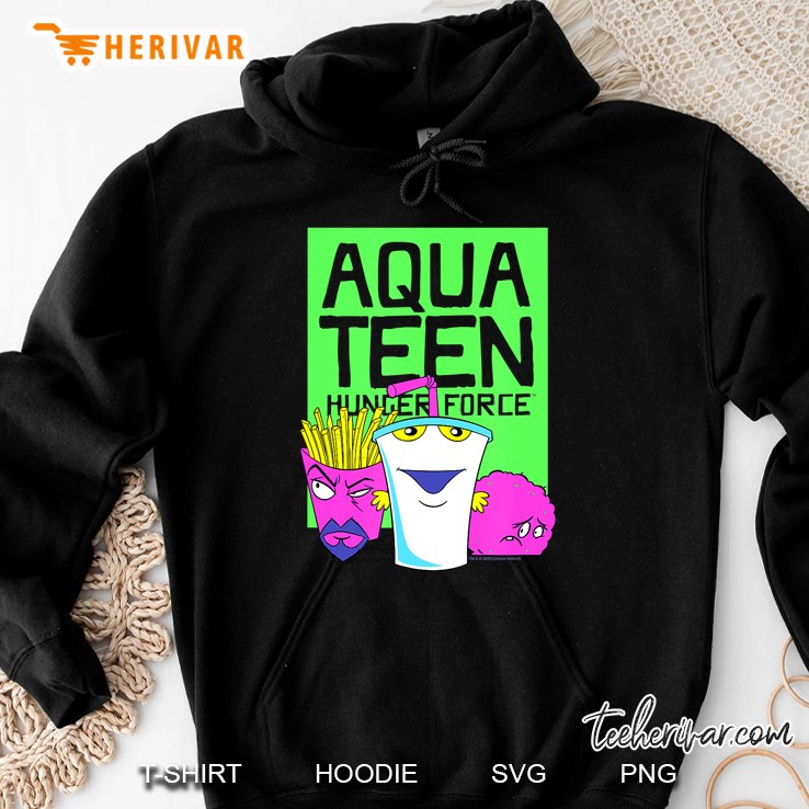 Aqua Teen Hunger Force Neon Aqua Teen Hoodie