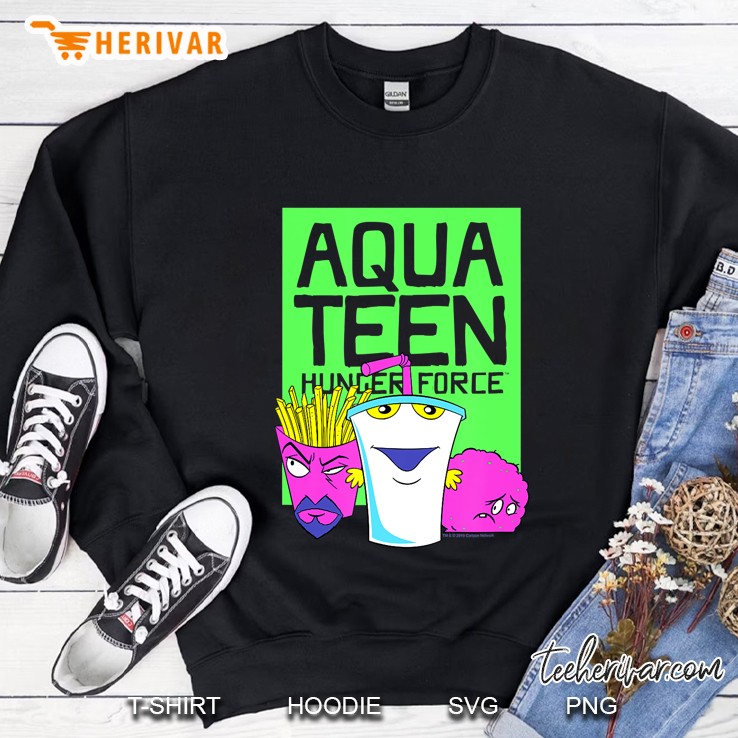 Aqua Teen Hunger Force Neon Aqua Teen Sweatshirt