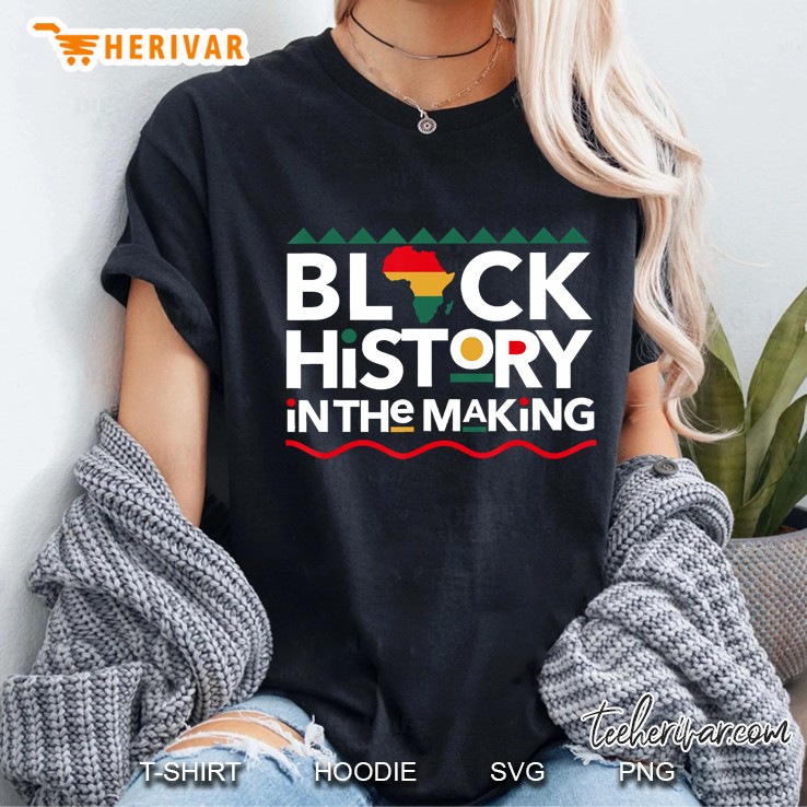 Black History In The Making Ladies Tee