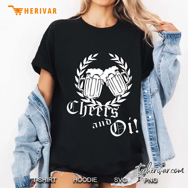 Cheers And Oi! Skinhead Laurel Wreath Ladies Tee