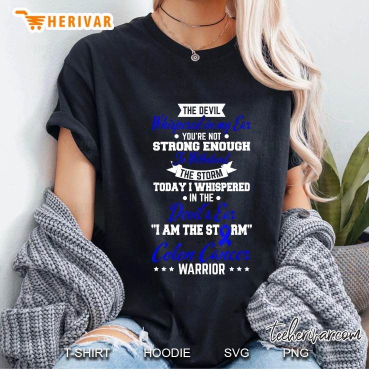 Colon Cancer Awareness Colorectal Bowel Rectal Support Gifts Ladies Tee