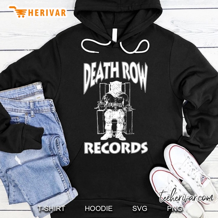 Death Row Records White Logo Premium Hoodie