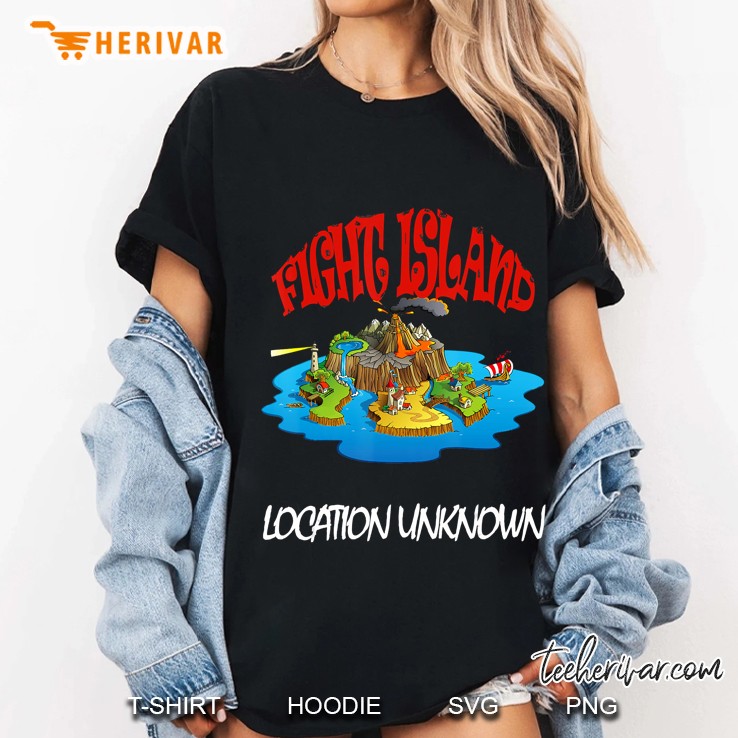 Fight Island Shirt. Ladies Tee