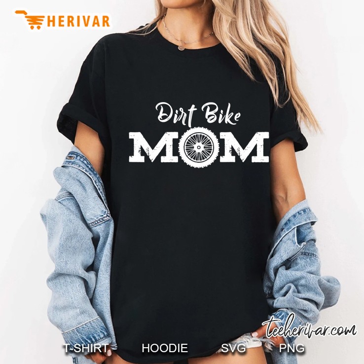 Dirt Bike Mom Race Gift For Women Mom Moto Hoodie