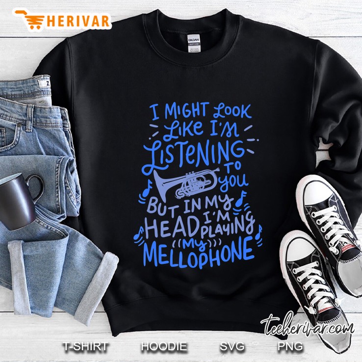 Mellophone Player Marching Band Shirt Music Sweatshirt