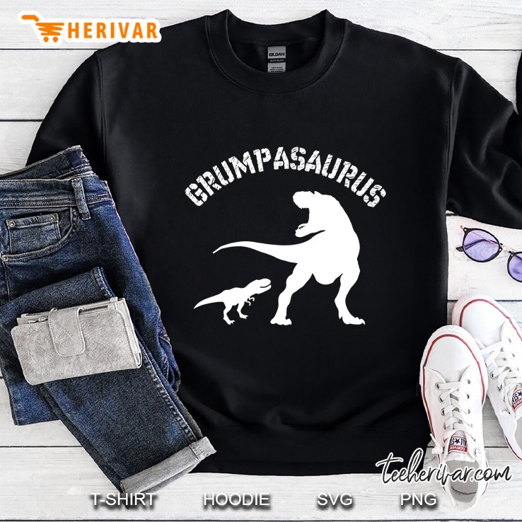 Grumpasaurus Grumpa Saurus T Rex Fathers Day Sweatshirt