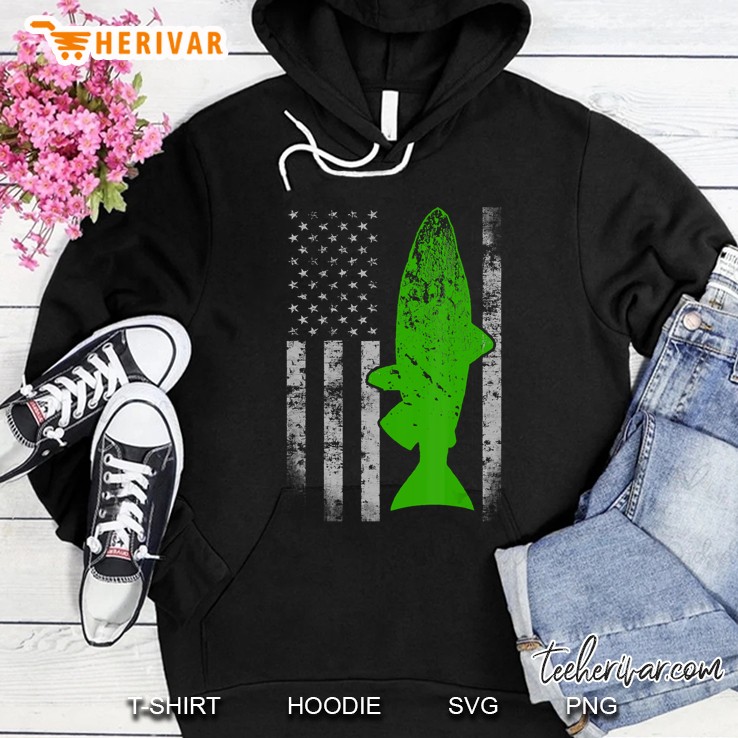 King Chinook Salmon Flag - Cool Chinook Salmon Fishing Hoodie
