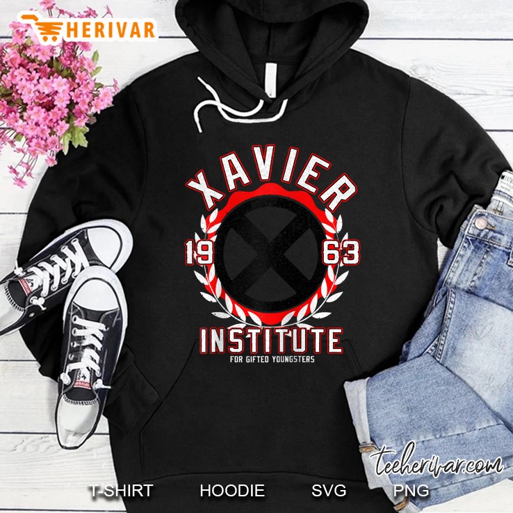Marvel 1963 Xavier Institute For Gifted Youngsters Logo Raglan Baseball Tee Hoodie